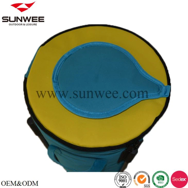 Outdoor cooler bag with stand