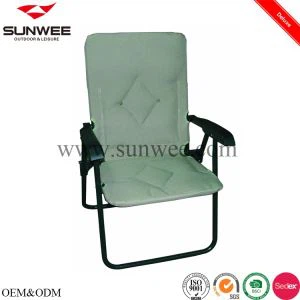 Beach Chair with Plastic Armrest
