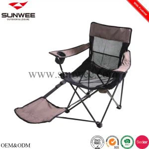 Folding Chair with Footrest